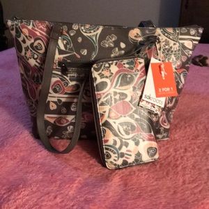 Sakroots Satchel and Wallet